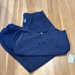 FP Movement by Free People Navy Hot Shot Crossover Set